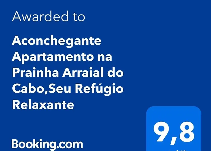 Apartamento Completo Na Prainha, Arraial Do Cabo - Pe Na Areia E Conforto, Ate 8 Pessoas
